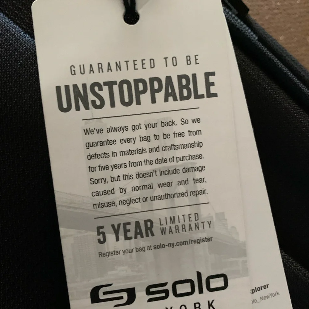 SOLO New York ace slim briefcase
